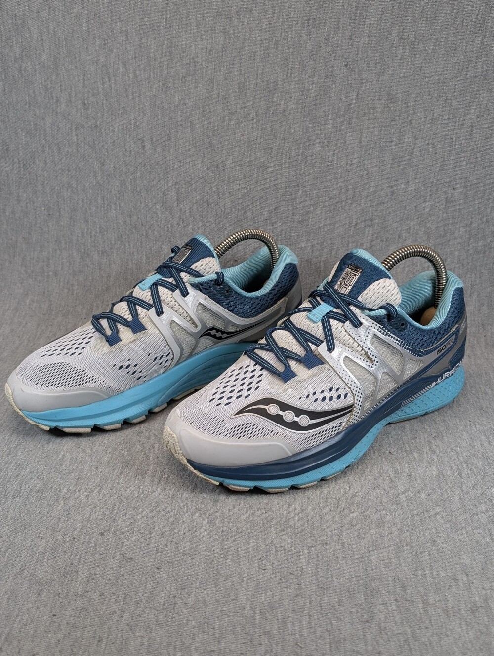 Saucony Hurricane ISO 3 Running Shoes Women's 8.5 Blue White